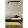 Lampa sufitowa  ZEN 3 BLACK 622/3 EMIBIG