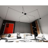 Lampa wisząca  TRAKER 6 BL/BLACK 524/6 EMIBIG