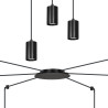Lampa wisząca  TRAKER 6 BL/BLACK 524/6 EMIBIG