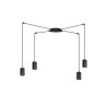 Lampa wisząca  TRAKER 4 BL/BLACK 524/4 EMIBIG
