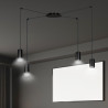 Lampa wisząca  TRAKER 4 BL/BLACK 524/4 EMIBIG