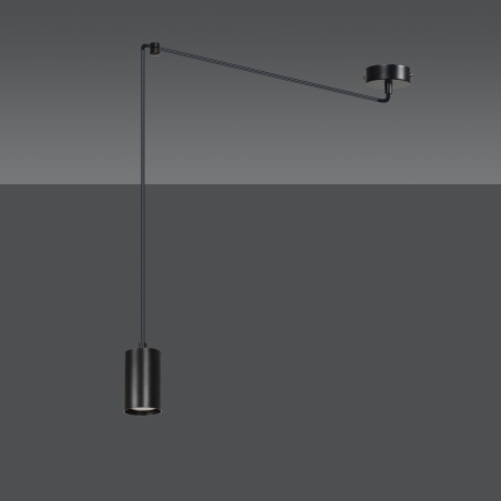 Lampa wisząca  TRAKER 1 BL/BLACK 524/1 EMIBIG