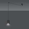 Lampa wisząca  TRAKER 1 BL/BLACK 524/1 EMIBIG