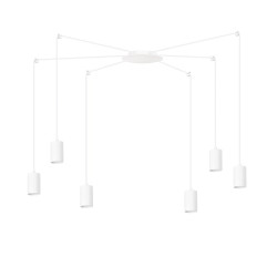 Lampa wisząca  TRAKER 6 WH/WHITE 525/6 EMIBIG