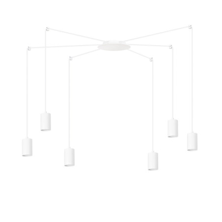 Lampa wisząca  TRAKER 6 WH/WHITE 525/6 EMIBIG