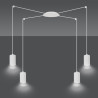 Lampa wisząca  TRAKER 4 WH/WHITE 525/4 EMIBIG