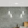 Lampa wisząca  TRAKER 4 WH/WHITE 525/4 EMIBIG