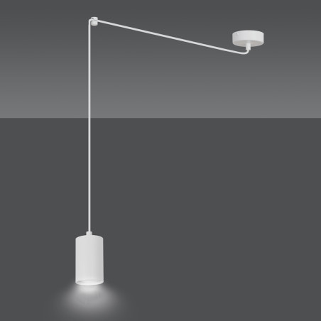 Lampa wisząca  TRAKER 1 WH/WHITE 525/1 EMIBIG