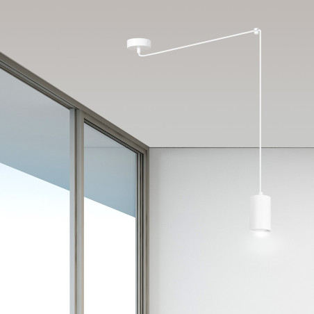 Lampa wisząca  TRAKER 1 WH/WHITE 525/1 EMIBIG