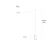 Lampa wisząca  TRAKER 1 WH/WHITE 525/1 EMIBIG