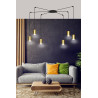 Lampa wisząca  TRAKER 6 BL/GOLD 526/6 EMIBIG