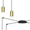 Lampa wisząca  TRAKER 4 BL/GOLD 526/4 EMIBIG