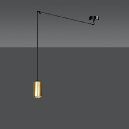 Lampa wisząca  TRAKER 1 BL/GOLD 526/1 EMIBIG