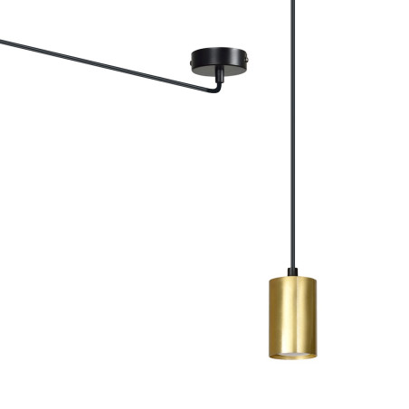 Lampa wisząca  TRAKER 1 BL/GOLD 526/1 EMIBIG