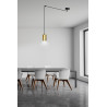 Lampa wisząca  TRAKER 1 BL/GOLD 526/1 EMIBIG