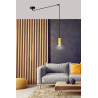 Lampa wisząca  TRAKER 1 BL/GOLD 526/1 EMIBIG