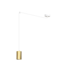 Lampa wisząca  TRAKER 1 WH/GOLD 527/1 EMIBIG