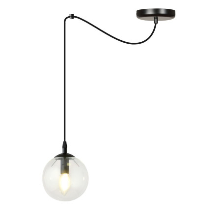 Lampa wisząca  GIGI 1 BL TRANSPARENT 936/1 EMIBIG