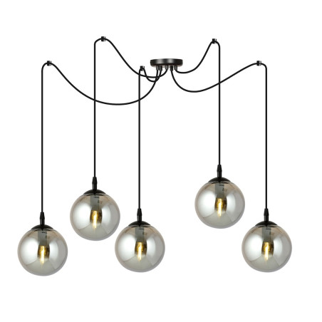 Lampa wisząca  GIGI 5 BL GRAFIT 937/5 EMIBIG