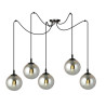 Lampa wisząca  GIGI 5 BL GRAFIT 937/5 EMIBIG