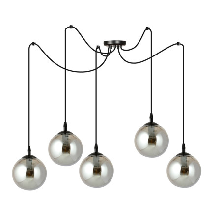 Lampa wisząca  GIGI 5 BL GRAFIT 937/5 EMIBIG