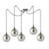 Lampa wisząca  GIGI 5 BL GRAFIT 937/5 EMIBIG