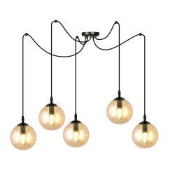 Lampa wisząca  GIGI 5 BL MIODOWY 938/5 EMIBIG