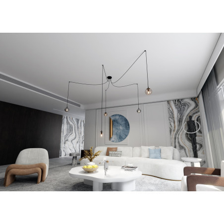 Lampa wisząca  GIGI 5 BL MIX 939/5 EMIBIG