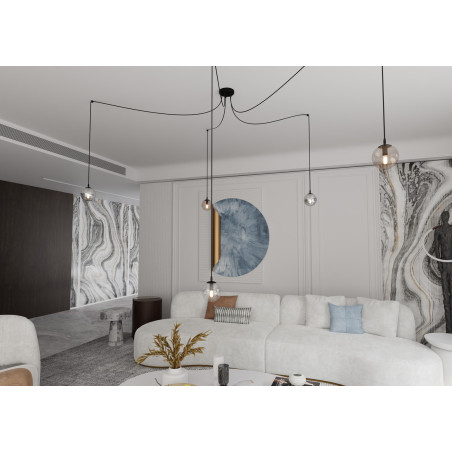 Lampa wisząca  GIGI 5 BL MIX 939/5 EMIBIG