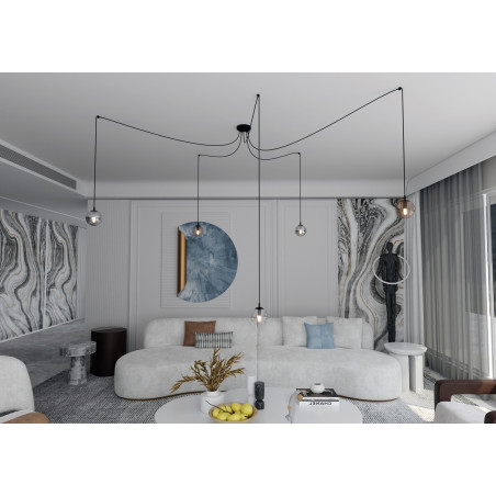 Lampa wisząca  GIGI 5 BL MIX 939/5 EMIBIG