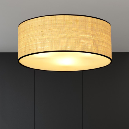 Lampa sufitowa  ASTON 3 RATTAN 1149/3 EMIBIG