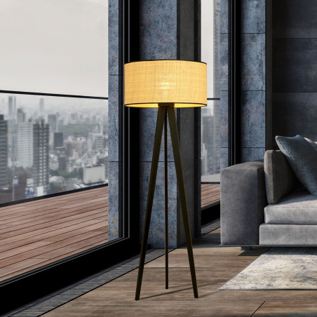 Lampa podłogowa ASTON LP1 RATTAN 1149/LP1 EMIBIG