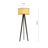 Lampa podłogowa ASTON LP1 RATTAN 1149/LP1 EMIBIG