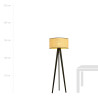 Lampa podłogowa ASTON LP1 RATTAN 1149/LP1 EMIBIG