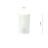 Kinkiet ASTON K1 WHITE/GOLD 1147/K1 EMIBIG
