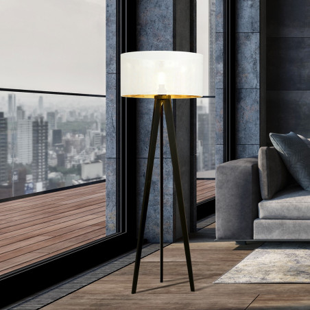 Lampa podłogowa ASTON LP1 WHITE/GOLD  1147/LP1 EMIBIG