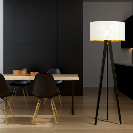 Lampa podłogowa ASTON LP1 WHITE/GOLD  1147/LP1 EMIBIG