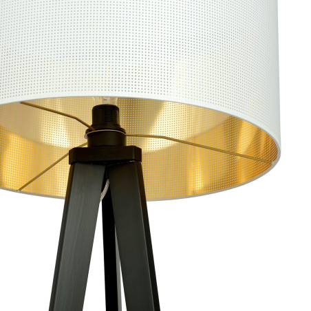 Lampa podłogowa ASTON LP1 WHITE/GOLD  1147/LP1 EMIBIG