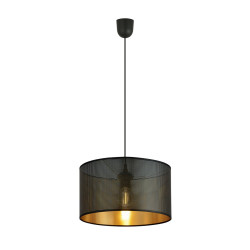 Lampa wisząca ASTON 1 BLACK/GOLD 1148/1 EMIBIG