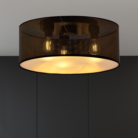 Lampa sufitowa  ASTON 3 BLACK/GOLD 1148/3 EMIBIG