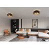 Lampa sufitowa  ASTON 3 BLACK/GOLD 1148/3 EMIBIG
