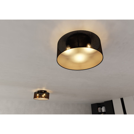 Lampa sufitowa  ASTON 3 BLACK/GOLD 1148/3 EMIBIG