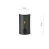 Kinkiet ASTON K1 BLACK/GOLD 1148/K1 EMIBIG