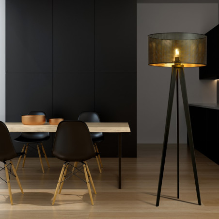 Lampa podłogowa ASTON LP1 BLACK/GOLD 1148/LP1 EMIBIG