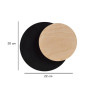 Kinkiet CIRCLE 1A BLACK 970/2 EMIBIG