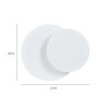 Kinkiet CIRCLE 1C WHITE 972/1 EMIBIG