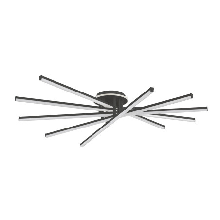 NOWOŚĆ MS203650 LUNARA LAMPA SUFITOWA CZARNA/BLACK ZUMA LINE