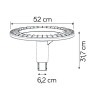 Lampa parkowa - głowica Ster Max STRMAX-HEAD SU-MA