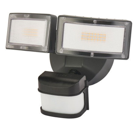 Kinkiet zewnętrzny, reflektor Duo 6556-PIR SU-MA