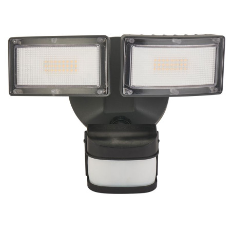 Kinkiet zewnętrzny, reflektor Duo 6556-PIR SU-MA